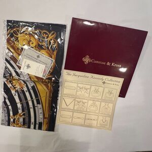 Jackie Kennedy Zodiac Silk Scarf ReplicaCamrose & Kross, Black. Original Package